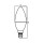 LED Leuchtmittel E14 Kerze C35 5 Watt | matt warmweiß (3000 K)