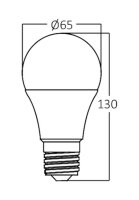 LED Leuchtmittel E27 15 Watt | A65