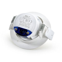 LED Einbauspot COB 5 Watt | rund | schwenkbar | weiß | IP20 neutralweiß (4000 K)