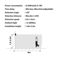 LED Flutlichtstrahler mit Bewegungsmelder IP44 50 Watt | kaltweiß (6500 K)