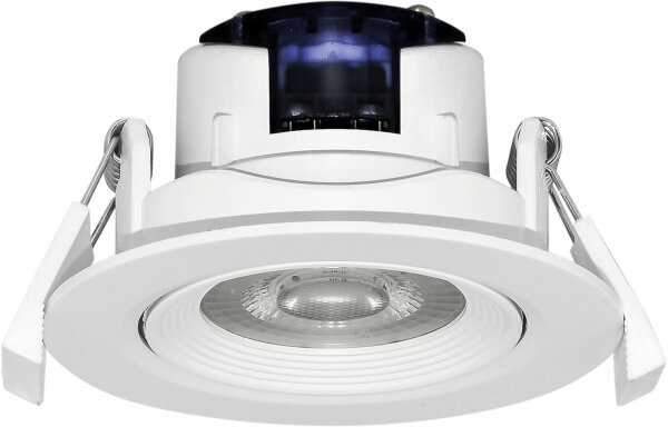 LED Einbauspot 10 Watt G1 | weiß | rund | schwenkbar | IP20 | warmweiß (3000 K)
