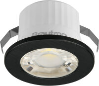 LED Einbauspot Minispot 3 Watt | rund | schwarz | IP54 |...