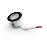 LED Einbauspot Minispot 3 Watt | rund | schwarz | IP54 | neutralweiß (4000 K)