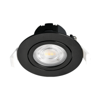 LED Einbauspot 7 Watt | schwarz | rund | schwenkbar |...