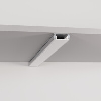 LED-Aluminiumprofil 2m | U-Profil Aufbau | silber